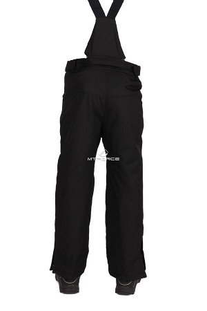 Подростковые для мальчика зимние горнолыжные брюки черного цвета 817Ch