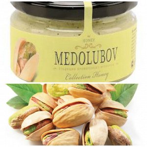 Медовое суфле с Фисташкой 250 мл Медолюбов