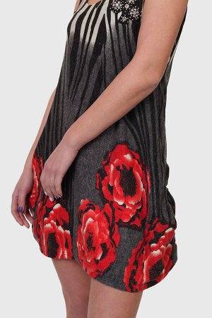 Изящно-сексуальное короткое платье Rana. Женственная модель в стиле Джайф, Самба и Ча-ча-ча №2032