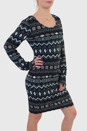Бунтарский ГЛЭМ! Эффектное платье-свитер EVAW. Для тебя – прекрасной и опасной! №2192