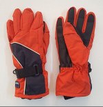 Оранжевые теплые перчатки от Glaciets №4419