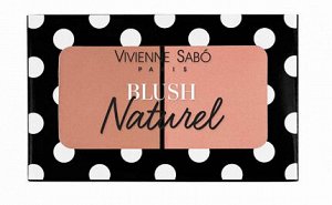 VS Румяна двойные Blush Duo "Naturel" 02, пыльно-розовый-розовый *