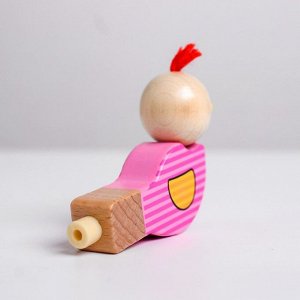 Деревянная музыкальная игрушка «Свисток - птенчики» 8,5*1,5 см