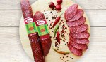 Сырокопченая колбаса &quot;Пепперони&quot;, охлажденная.