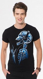Футболки мужские X-Skeleton (Светится в темноте и ультрафиолете)