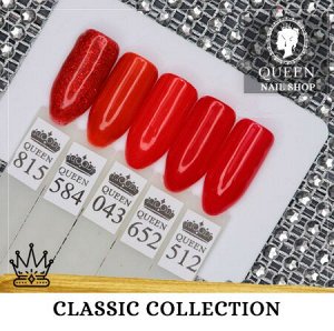 Гель-лак цветной Queen Classic в ассортименте