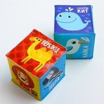 Мягкие кубики «Африка + Север» со свистулькой
