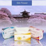 Салфетки в коробке выдергушки INSHIRO SilkFlower 2-х слойные, комфорт-без запаха (200шт)