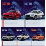 Тетрадь 12л 1 класс косая линия &quot;АВТО И ЗВЕЗДНАЯ ЛОШАДЬ&quot; 12-3488 Проф-Пресс {Россия}