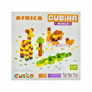 Деревянный 3D-конструктор Cubika World «Африка»