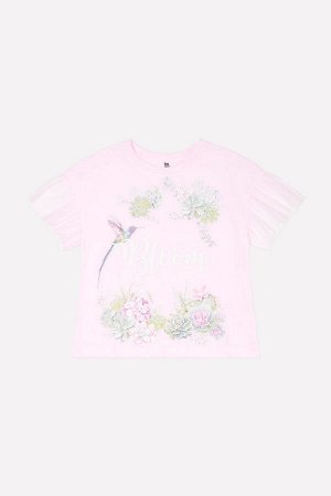 Блузка(Весна-Лето)+girls (розовое облако к251)