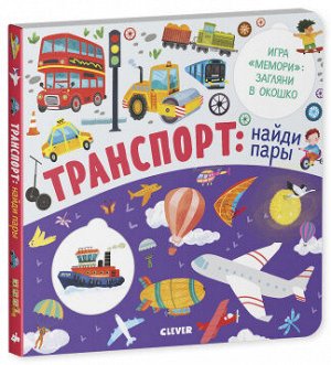 Книжки с клапанами. Транспорт: найди пары