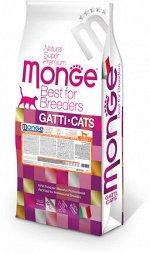 Monge PFB Cat Monoprotein Sterilised корм для стерилизованных кошек с уткой 10 кг