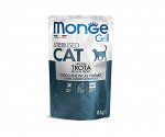 Monge Cat Grill Pouch паучи для пожилых кошек эквадорская макрель 85г