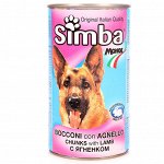 Simba Dog консервы для собак кусочки ягненка 1230г