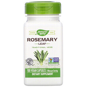 Nature's Way, Rosemary Leaf , 350 mg, 100 Vegetarian Capsules