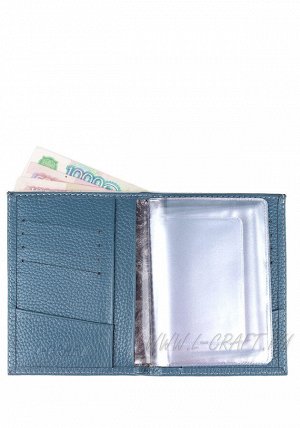 Модель №LV3 | кожа | гладкий | голубой | К84.4 | 27108