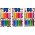 Пластилин восковой 24цв 400гр. &quot;HappyColor&quot; в блистере, 4 ВИДА 34-0015 Bruno Visconti {Таиланд}