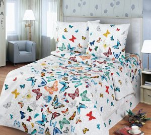 Бабочки КПБ Бязь 150 1,5 спальный