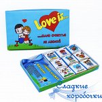 Шокобокс Love is... с чековой книжкой желаний!