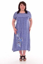 Платье женское 4-70 (голубой)