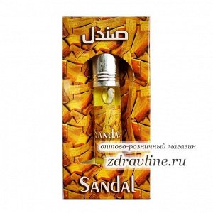 Масляные духи Sandal (Сандал) Zahra 6 мл