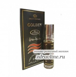 Масляные арабские духи Golden (Голден) Al-Rehab 6мл
