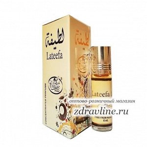 Масляные духи Lateefa (Латифа) Al Rehab 6 мл