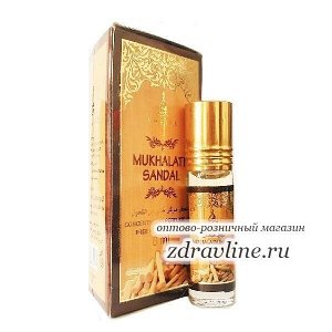 Духи Mukhalath Sandal (Мухаллат Сандал) Khalis Perfumes 6 мл
