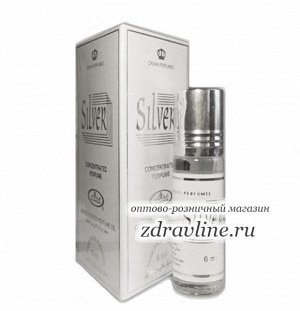 Арабские масляные духи Silver (Сильвер) Al-Rehab 6 мл