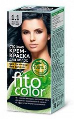 Стойкая крем-краска для волос &quot;Fitocolor&quot; стойкая тон 1.1 Иссиня-Чёрный, 115 мл