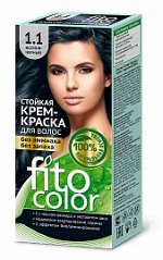 Краска-крем д/волос &quot;Fitocolor&quot; стойкая  т.1.1 Иссиня-Чёрный 115 мл арт.4839 /20/