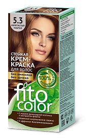 Стойкая крем-краска для волос "Fitocolor" тон 5,3 Золотистый Каштан, 115 мл