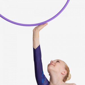 Обруч для художественной гимнастики 75 см фиолетовый DOMYOS