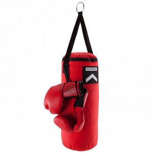 Набор для бокса детский: боксерская груша + перчатки 4 oz outshock