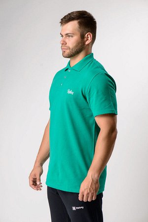 Футболка Пике, 92% хлопок, 8% лайкра Однотонная спортивная футболка-поло с короткими втачными рукавами представляет собой незаменимый элемент повседневной одежды для мужчин. Особенности: Футболка с ко