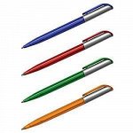 Ручка автоматическая шариковая 0.7мм &quot;Логотип&quot; Каролина ВРР03-03-Or оранжевый корпус inФОРМАТ {Китай}