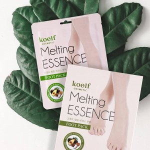 Koelf Маска-носочки для ног смягчающая Melting ESSENCE Foot Pack, 1 ШТ