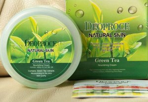 Крем д/лица "Зеленый чай" DEOPROCE Natural Skin Green Tea cream 100 гр./№1223, ,