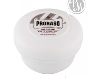 Proraso white мыло для бритья для чувствительной кожи в банке 150 мл