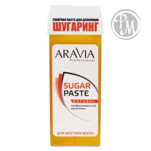 Aravia картридж сахарная паста натуральная для жестких волос 150г (р)