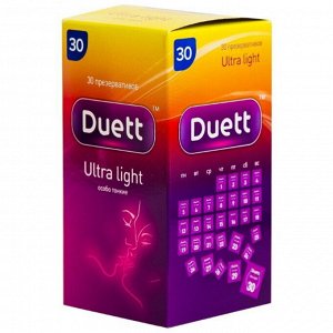 Презервативы "DUETT Ultra Light" № 30