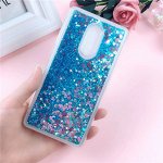 Чехол силикон с блестками на телефон Xiaomi Redmi Note