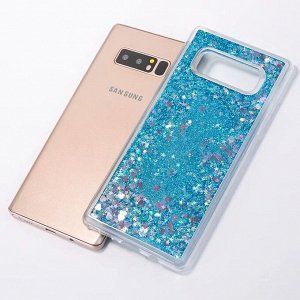 Чехол силиконовый с блестками Samsung Galaxy