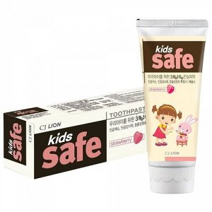 З.паста LION Korea KIDS SAFE 90г Клубника д/детей