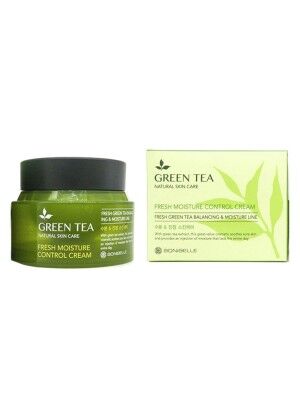 Bonibelle Увлажняющий крем для лица с экстрактом зеленого чая Green Tea Fresh Moisturizing Control Cream, 80 мл