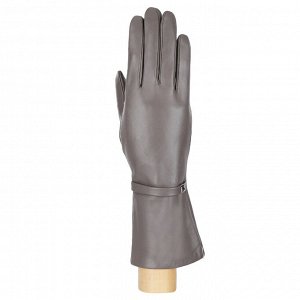 Перчатки жен. 100% нат. кожа (ягненок), подкладка: шелк, FABRETTI 15.29-9s grey