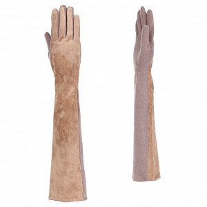 Перчатки, комбинированная кожа, FABRETTI 23.1-10 taupe