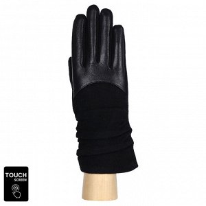 Перчатки, комбинированная кожа, FABRETTI 3.9-1 black