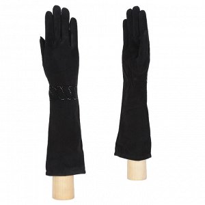 Перчатки жен. 100% нат. кожа (ягненок), подкладка: шерсть, FABRETTI 9.88-1 black